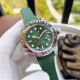 High Replica Rolex Submariner  Watch Black Face Rubber strap Rainbow Bezel  40mm (1)_th.jpg